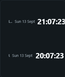 Countdown / clock. Wall clocks across time zones, or the time left to a deadline, fixed, from a date field, or a daily cut-off, with a progress ring and warning colours.