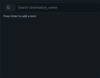 Text search filter. Free-text search over one or more columns, contains, starts with, exact, wildcard or regex, plus numeric expressions like >600 or 1-2.